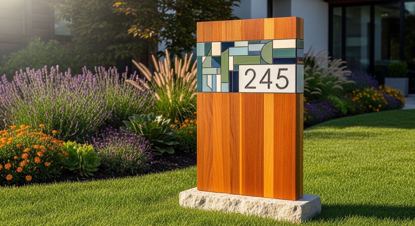 Address sign 2
