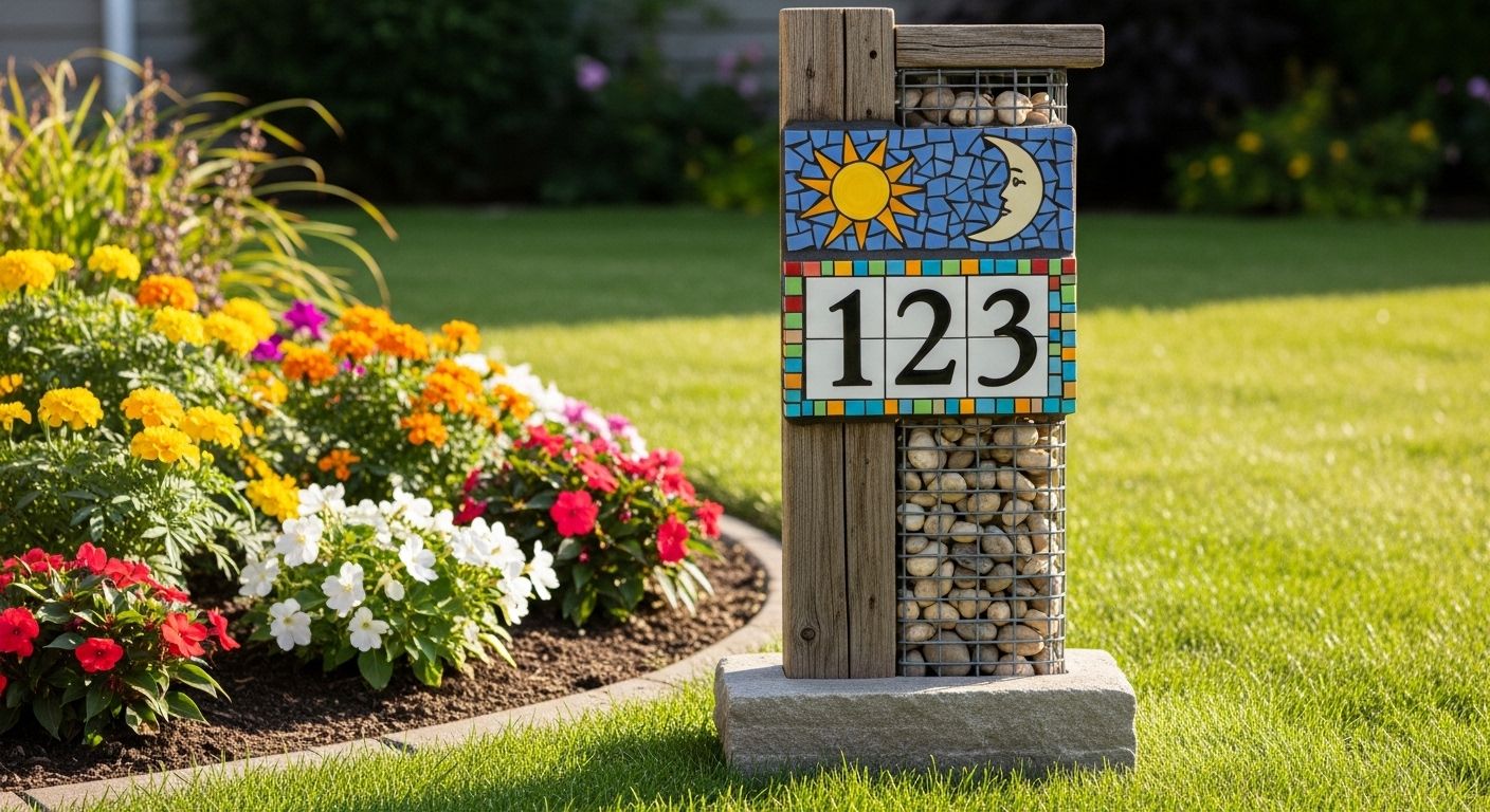 Address sign 3